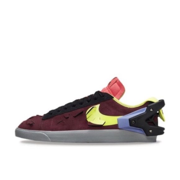 Nike Acronym Blazer Low Mens Casual Sneaker Shoes Maroon DN2067-600 NEW Multi Sz - Picture 4 of 7